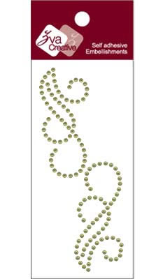 Zva Creative - Flourishes  Olive Pearl  PREORDER     (sold in 3's)