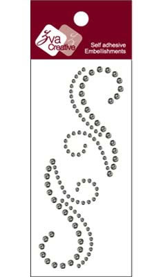 Zva Creative - Flourishes  Smoke Crystal  PREORDER     (sold in 3's)