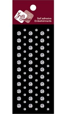 Zva Creative - Dots Crystal - Clear 0.3cm & 0.5cm  (sold in 3's)