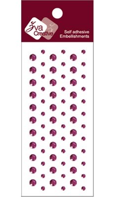 Zva Creative - Dots Crystal  Grape 0.3cm & .5cm .  . (sold in 3's)