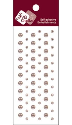 Zva Creative - Dots Pearl - Taupe 0.3cm & 0.5cm  (sold in 3's)