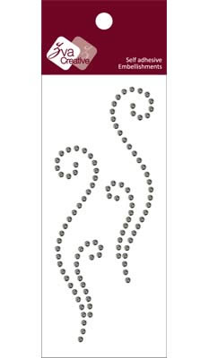 Zva Creative - Flourishes  Smoke Crystal  PREORDER     (sold in 3's)