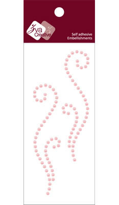 Zva Creative - Flourishes  Pink Pearl  PREORDER     (sold in 3's)