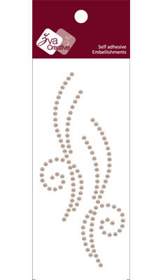 Zva Creative - Flourishes  Taupe Pearl  PREORDER     (sold in 3's)