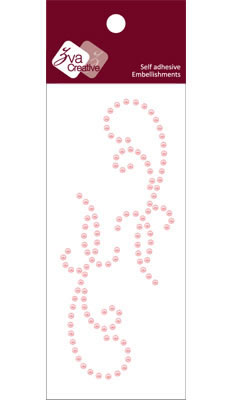 Zva Creative - Flourishes  Pink Pearl  PREORDER     (sold in 3's)
