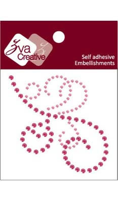 Zva Creative - Flourish  Pink/Rosy Crystal  PREORDER     (sold in 3's)