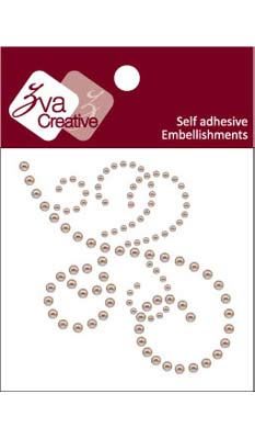 Zva Creative - Flourish - Taupe Pearl  (sold in 3's)