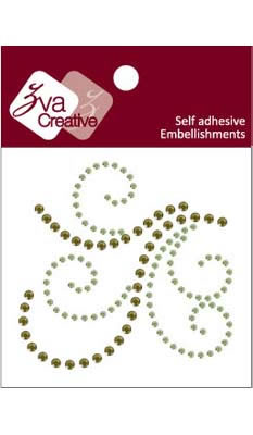 Zva Creative - Flourish  Lime/Olive Crystal  PREORDER     (sold in 3's)