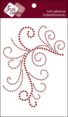 Zva Creative - Enchanting - Red Crystal  (sold in 3's)