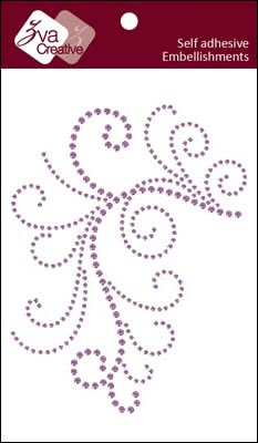 Zva Creative - Enchanting - Lavender Crystal  (sold in 3's)