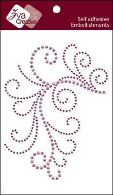 Zva Creative - Enchanting - Grape Crystal/Pearl  (sold in 3's)