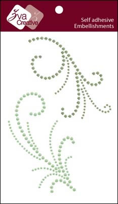 Zva Creative - Pleasure - Lime Crystal/Pearl  (sold in 3's)