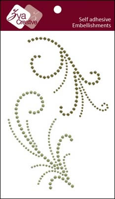 Zva Creative - Pleasure - Olive Crystal/Pearl  (sold in 3's)