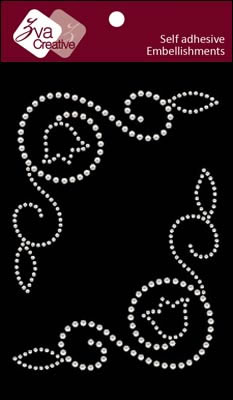 Zva Creative - Classy - White Pearl  (sold in 3's)