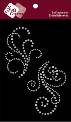 Zva Creative - Lovely - Clear Crystal  (sold in 3's)