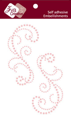 Zva Creative - Flourishes  Pink Pearl  PREORDER     (sold in 3's)