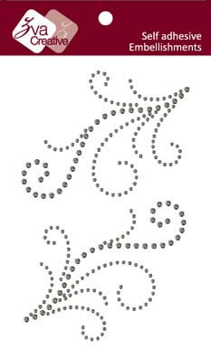 Zva Creative - Flourishes  Smoke Crystal  PREORDER     (sold in 3's)