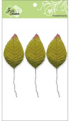 Zva Creative - Leaves #1 - 36pc 2" leaves  (sold in 3's)