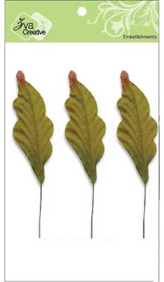 Zva Creative - Leaves #2 - 36pc 2" leaves  (sold in 3's)