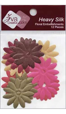 Zva Creative - Heavy Silk Flowers 3.2cm - Mellow  (sold in 3's)