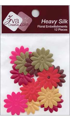 Zva Creative - Heavy Silk Flowers 2.75cm - Mellow  (sold in 3's)