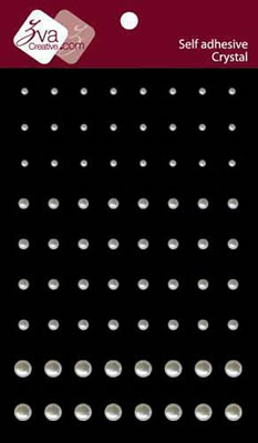 Zva Creative - Pearl Dots 0.3cm/0.5cm/0.8cm - White  (sold in 3's)
