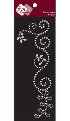 Zva Creative - Thriving Pearl - White  (sold in 3's)