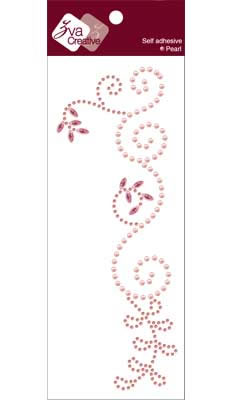 Zva Creative - Thriving Pearl/Crystal -  Pink  (sold in 3's)