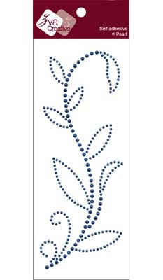 Zva Creative - Leaved Branch Pearl B - Tahitian  (sold in 3's)