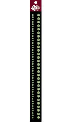 Zva Creative - Pearl 12" Double Chains 0.5cm/0.8cm - Lime  (sold in 3's)