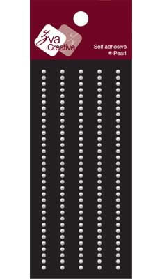 Zva Creative - Basic Lines Pearl - White 0.2cm  (sold in 3's)