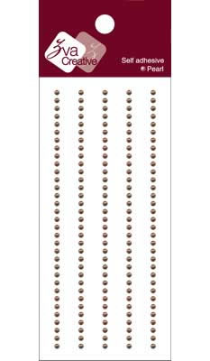 Zva Creative - Basic Lines Pearl - Chocolate 0.2cm  (sold in 3's)