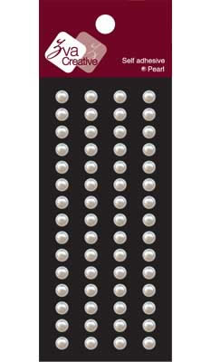 Zva Creative - Basic Lines Pearl - White 0.5cm  (sold in 3's)