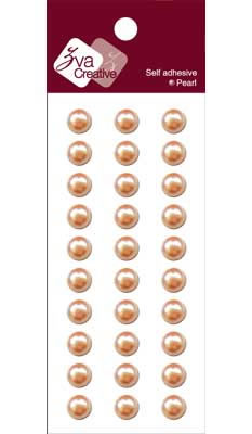 Zva Creative - Basic Lines Pearl  Peach 0.8cm  . (sold in 3's)