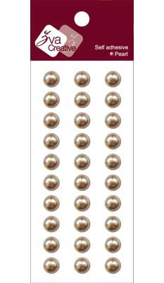 Zva Creative - Basic Lines Pearl - Taupe 0.8cm  (sold in 3's)