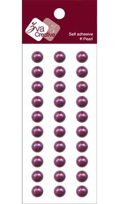 Zva Creative - Basic Lines Pearl - Grape 0.8cm  (sold in 3's)