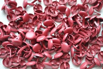 Aussie Scrap Source - 8mm Painted Brads - Rouge  (pack of 200)