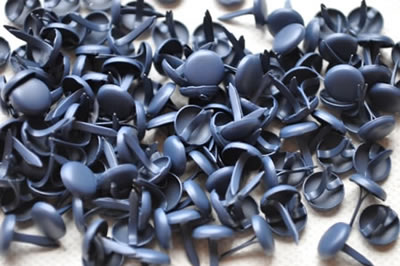 Aussie Scrap Source - 8mm Painted Brads - Denim  (pack of 200)