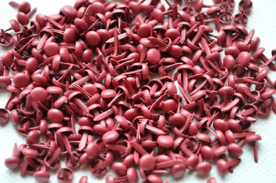 Aussie Scrap Source - 4mm Painted Brads - Rouge  (pack of 500)